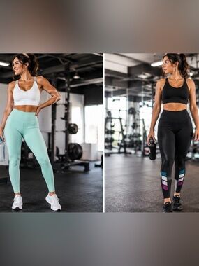 Anko + ColorfulKoala Athletic Leggings Bundle | Yoga Pants Set (L/14)